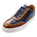 ZAPATILLAS HOMBRE SUELAS CASCO BICOLOR CUERO