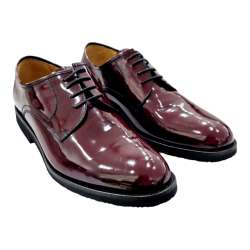 MEN'S FLORENTIC PLAIN BURGUNDY DRESS SHOES