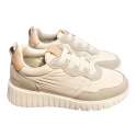 ZAPATILLAS MUJER MUSTANG CORDON ELASTICO BEIG BEIGE