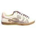 ZAPATILLAS MUNICH MUJER SUELA CASCO CORDONES BRILLO BLANCO