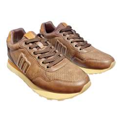 MUSTANG MEN'S CASUAL LEATHER SNEAKERS