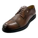 ZAPATOS HOMBRE BLUCHER GRABADA CON PUNTERA MARRÓN MARRÓN