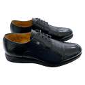 ZAPATOS HOMBRE BLUCHER GRABADA CON PUNTERA NEGRO NEGRO