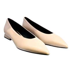 WOMEN'S SHOES FLAT SABRINA WITH NUDE TOE