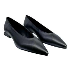 WOMEN'S SHOES FLAT SABRINA WITH BLACK TOE