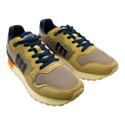 ZAPATILLAS MUSTANG HOMBRE CASUAL CORDONES COMBINADOS BEIGE