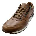 ZAPATILLAS KANGARROS HOMBRE CORDONES Y CREMALLERA CUERO