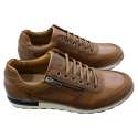 ZAPATILLAS KANGARROS HOMBRE CORDONES Y CREMALLERA CUERO