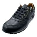 ZAPATILLAS KANGARROS HOMBRE CORDONES Y CREMALLERA NEGRO