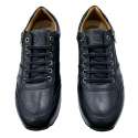 ZAPATILLAS KANGARROS HOMBRE CORDONES Y CREMALLERA NEGRO