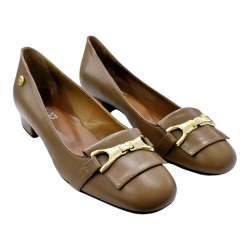 CLASSIC WOMEN'S BALLERINA SHOES WITH CAMEL BUCKLE