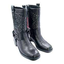 WOMEN'S XTI STUDS AND BUCKLE BOOTS