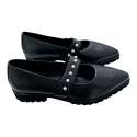 ZAPATOS SABRINA CON PUNTA ADORNO PUELSERA TACHAS GIOSEPPO MUJER NEGRO