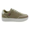 ZAPATILLAS CASUAL PLATAFORMA MUJER LEVIS BEIGE