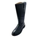 BOTA DE MEDIA CANA CREMALLERA PIEL MUJER NEGRO KANGAROOS NEGRO