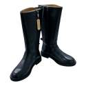 BOTA DE MEDIA CANA CREMALLERA PIEL MUJER NEGRO KANGAROOS NEGRO