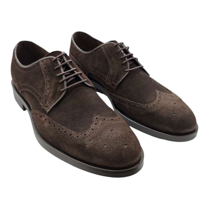 ZAPATOS OXFORD HOMBRE SUELA GOMA MARRÓN