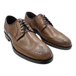 ZAPATOS OXFORD HOMBRE SUELA GOMA CUERO