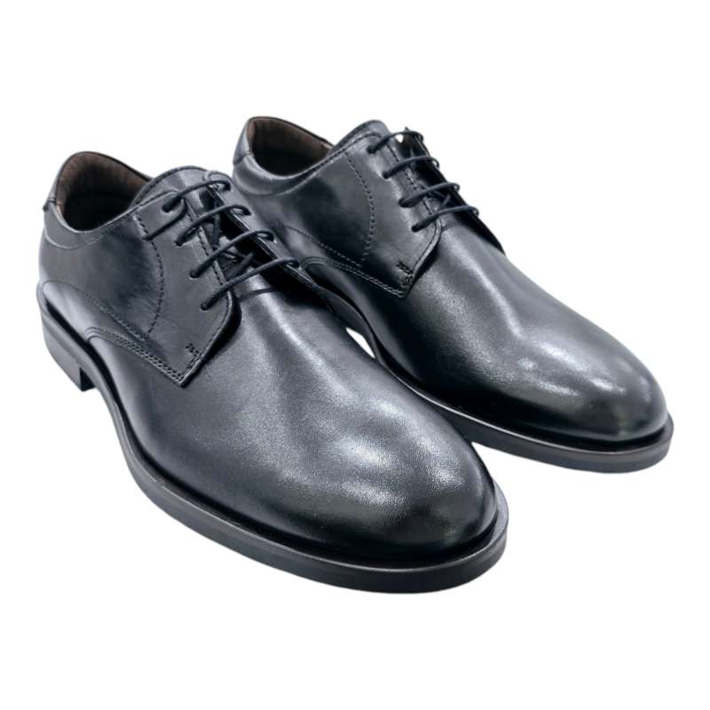 ZAPATOS HOMBRE BLUCHER BÁSICO LISO NEGRO NEGRO