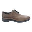 ZAPATOS HOMBRE BLUCHER BÁSICO LISO CUERO CUERO