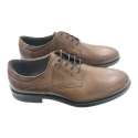 ZAPATOS HOMBRE BLUCHER BÁSICO LISO CUERO CUERO