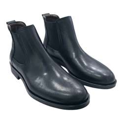 MEN'S CHELSEA BOOT WITH RUBBER SOLE CLASSIC BLACK