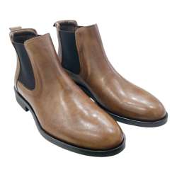 MEN'S CHELSEA BOOT WITH RUBBER SOLE CLASSIC LEATHER