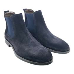 MEN'S CHELSEA BOOT WITH RUBBER SOLE CLASSIC NAVY