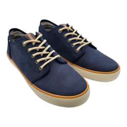 MEN'S CASUAL FABRIC SNEAKERS WITH NAVY HELMET SOLE MUSTANG