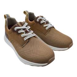 MUSTANG MEN'S ULTRALIGHT FABRIC SNEAKERS CAMEL