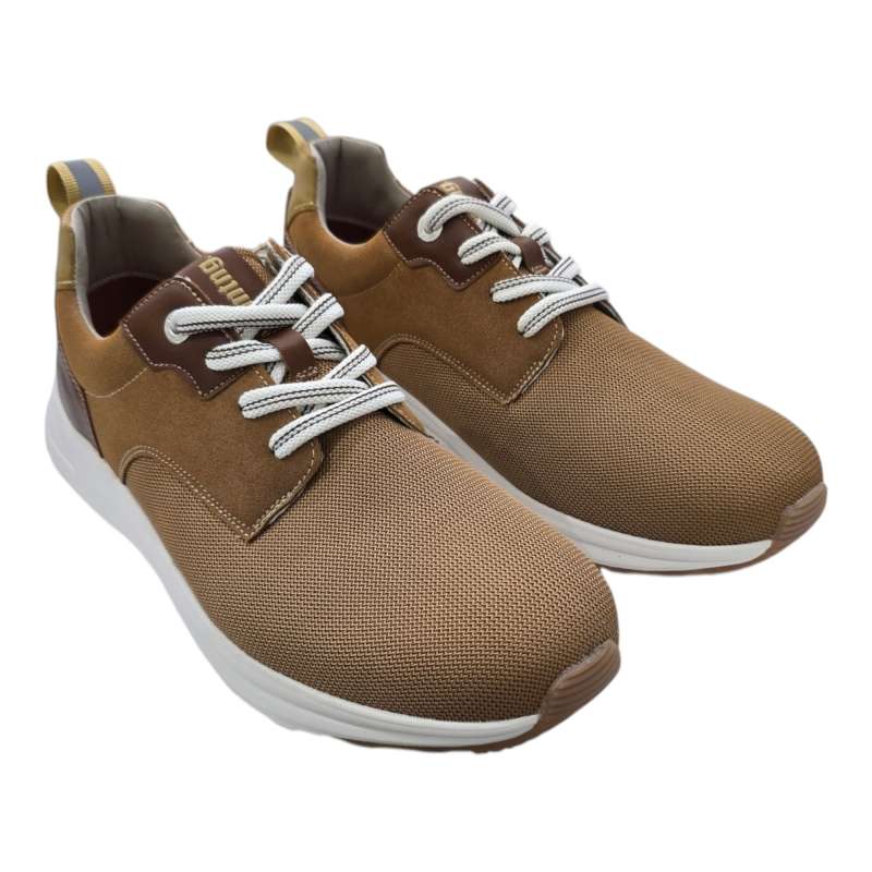 ZAPATILLAS HOMBRE MUSTANG TEJIDO ULTRALIGERA CAMEL CAMEL