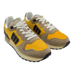 MUSTANG MEN'S CASUAL YELLOW SNEAKERS