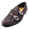 MOCASIN BELGA HOMBRE ANTE HEBILLAS MARRON MARRÓN