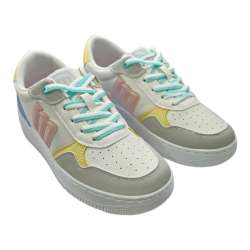 WOMEN'S MUSTANG SNEAKERS WITH MULTICOLOR HELMET SOLE