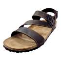 SANDALIAS HOMBRE PLANTA BIO TIRA DIAGONAL INTER-BIOS MARRÓN MARRÓN