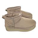 MUSTANG HAIR BOOTS WITH CAMEL PLATFORM