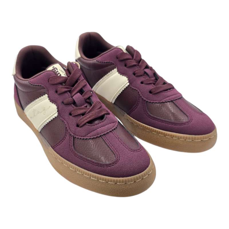 ZAPATILLAS MUSTANG MUJER SUELA CASCO BURDEOS BURDEOS