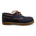 ZAPATOS NAUTICOS HOMBRE SERRAJE SUELA GRUESA AZUL AZUL