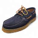 ZAPATOS NAUTICOS HOMBRE SERRAJE SUELA GRUESA AZUL AZUL
