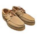 ZAPATOS NAUTICOS HOMBRE SERRAJE SUELA GRUESA BEIG BEIGE
