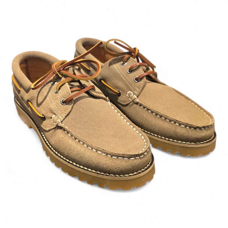 ZAPATOS NAUTICOS HOMBRE SERRAJE SUELA GRUESA BEIG BEIGE