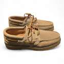 ZAPATOS NAUTICOS HOMBRE SERRAJE SUELA GRUESA BEIG BEIGE