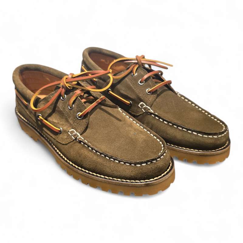 ZAPATOS NAUTICOS HOMBRE SERRAJE SUELA GRUESA KAKI KAKI