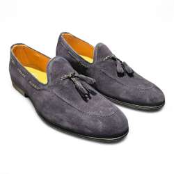 ZAPATOS MOCASIN VESTIR SERRAJE BORLAS MARINO MARINO