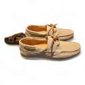 ZAPATOS HOMBRE NAUTICOS SERRAJE BEIG BEIGE