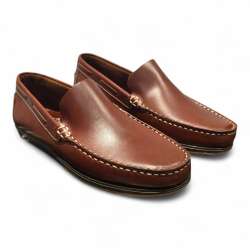 ZAPATOS HOMBRE NAUTICOS LISOS PULL CUERO CUERO