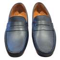 MOCASIN DE PIEL DE HOMBRE ESTILO DRIVER ANTIFAZ MARINO