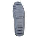 MOCASIN DE PIEL DE HOMBRE ESTILO DRIVER ANTIFAZ MARINO