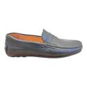MOCASIN DE PIEL DE HOMBRE ESTILO DRIVER ANTIFAZ NEGRO
