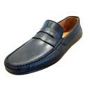 MOCASIN DE PIEL DE HOMBRE ESTILO DRIVER ANTIFAZ NEGRO